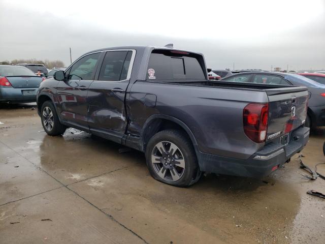 5FPYK3F53KB007764 - 2019 HONDA RIDGELINE RTL GRAY photo 2