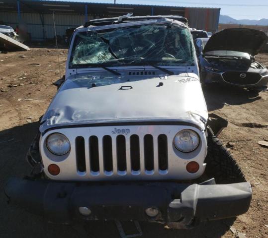 1C4AJWAG6CL172942 - 2012 JEEP WRANGLER SPORT SILVER photo 5