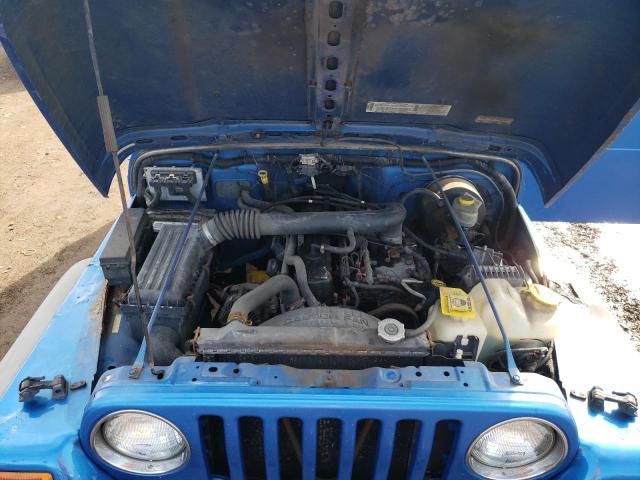 1J4FA49S33P312998 - 2003 JEEP WRANGLER / SPORT BLUE photo 11