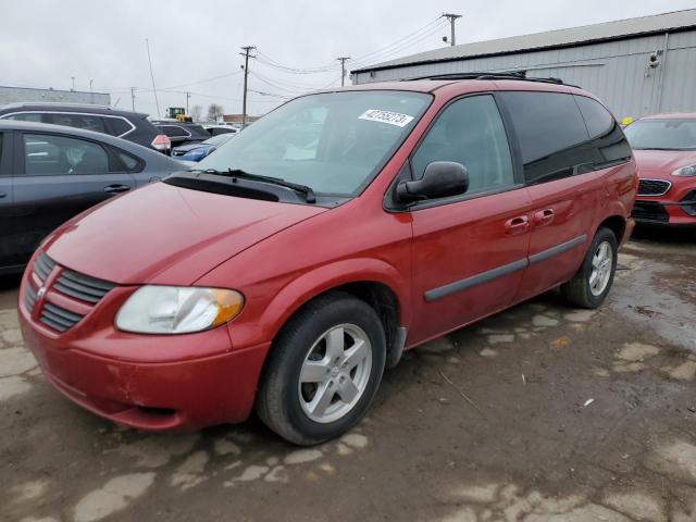 1D4GP45R56B582783 - 2006 DODGE CARAVAN SXT RED photo 1