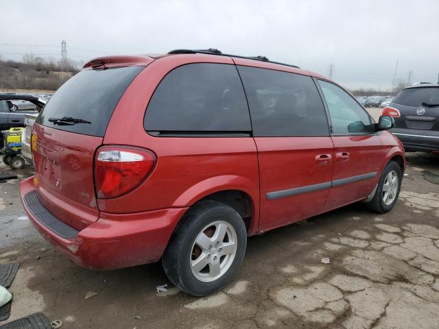 1D4GP45R56B582783 - 2006 DODGE CARAVAN SXT RED photo 3