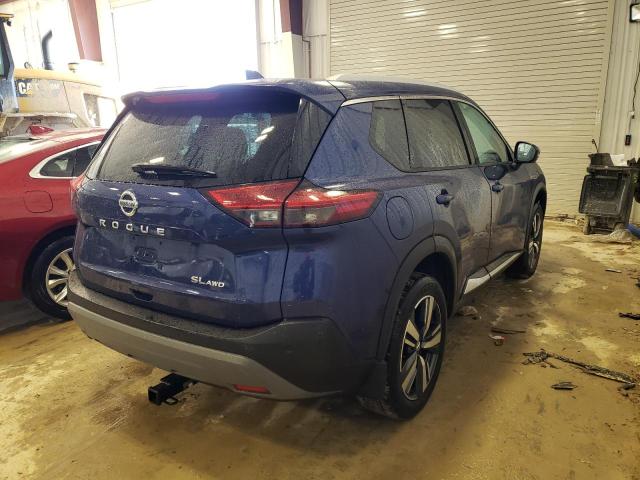 JN8AT3CBXMW211885 - 2021 NISSAN ROGUE SL BLUE photo 3