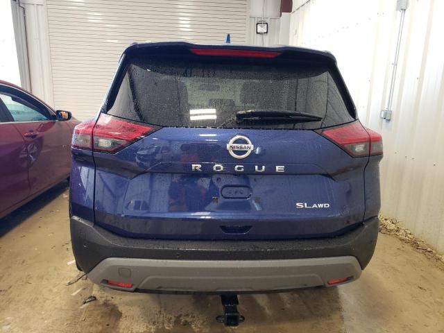 JN8AT3CBXMW211885 - 2021 NISSAN ROGUE SL BLUE photo 6