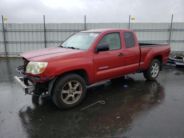 5TETX22N56Z159280 - 2006 TOYOTA TACOMA ACCESS CAB RED photo 1