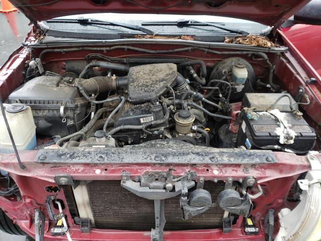 5TETX22N56Z159280 - 2006 TOYOTA TACOMA ACCESS CAB წითელი ფოტო 11