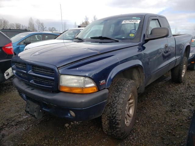 1D7HG32NX3S237280 - 2003 DODGE DAKOTA SPORT BLUE photo 1