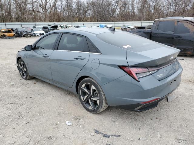 KMHLN4AJ3NU015438 - 2022 HYUNDAI ELANTRA LIMITED GRAY photo 2