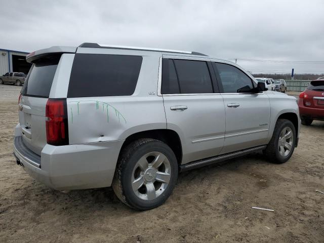 1GNSKCKC0FR111493 - 2015 CHEVROLET TAHOE K1500 LTZ SILVER photo 3