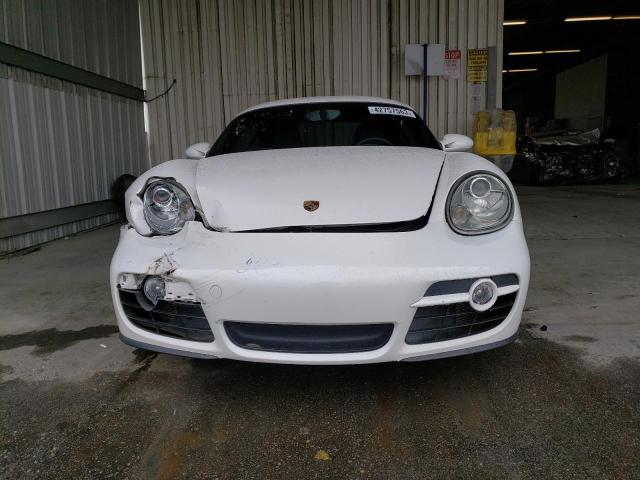 WP0AA29858U762606 - 2008 PORSCHE CAYMAN WHITE photo 5