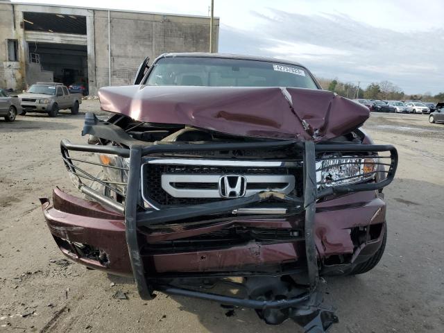 5FPYK1F58AB006662 - 2010 HONDA RIDGELINE RTL MAROON photo 5