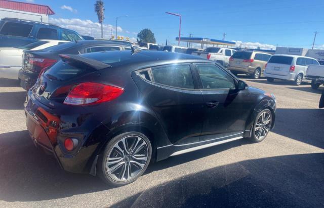 KMHTC6AE4GU260482 - 2016 HYUNDAI VELOSTER T BLACK photo 4