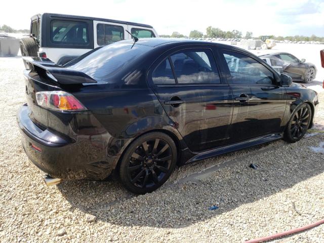 JA32U8FW9AU025480 - 2010 MITSUBISHI LANCER GTS BLACK photo 3