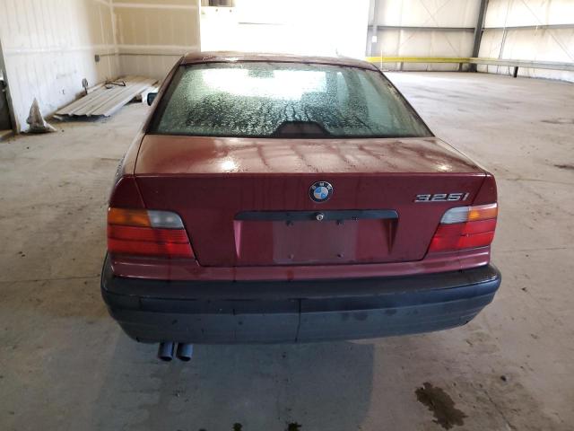 WBACB4317NFF76420 - 1992 BMW 325 I AUTOMATIC MAROON photo 6