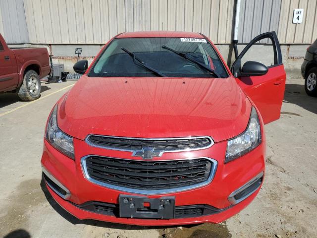 1G1P15SH7F7197849 - 2015 CHEVROLET CRUZE L RED photo 5