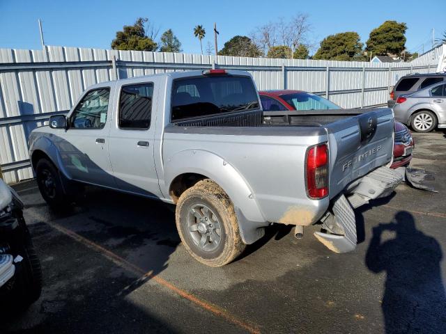 1N6ED27T74C409264 - 2004 NISSAN FRONTIER CREW CAB XE V6 SILVER photo 2