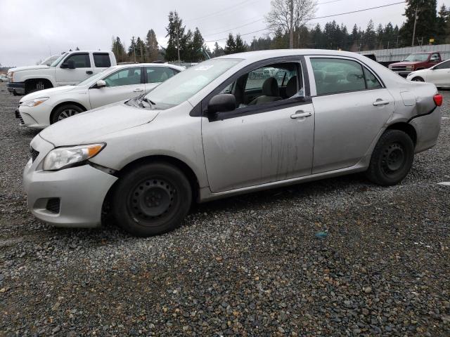 1NXBU40E39Z131988 - 2009 TOYOTA COROLLA BASE SILVER photo 1