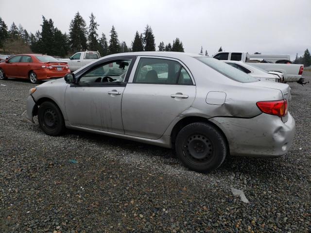 1NXBU40E39Z131988 - 2009 TOYOTA COROLLA BASE SILVER photo 2
