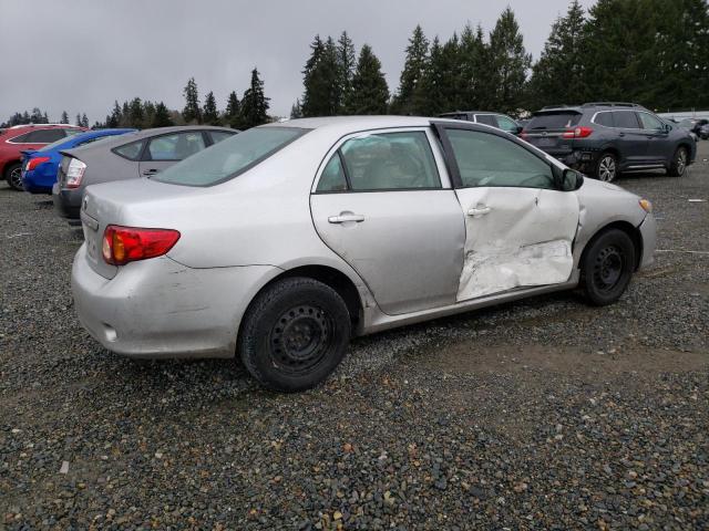 1NXBU40E39Z131988 - 2009 TOYOTA COROLLA BASE SILVER photo 3