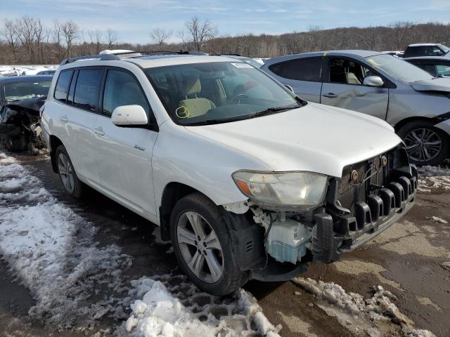 JTEES43A282109096 - 2008 TOYOTA HIGHLANDER SPORT WHITE photo 4