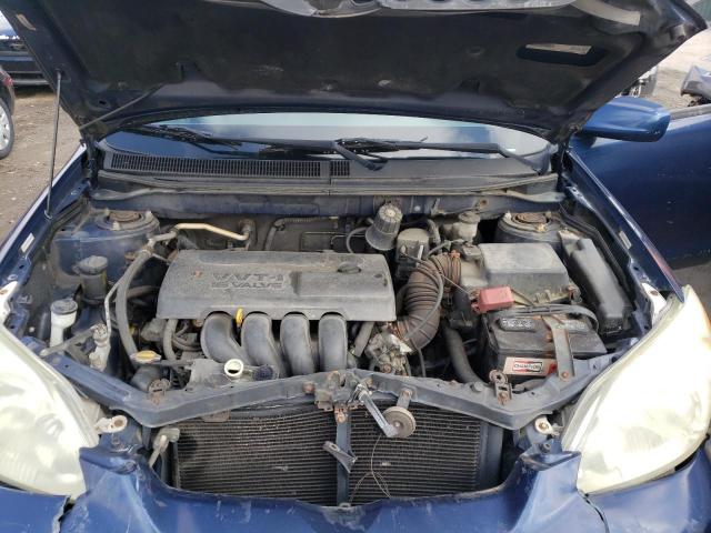 2T1KR32E23C036971 - 2003 TOYOTA COROLLA MA XR BLUE photo 11