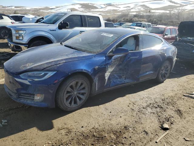 5YJSA1E26JF243854 - 2018 TESLA MODEL S Mavi foto 1