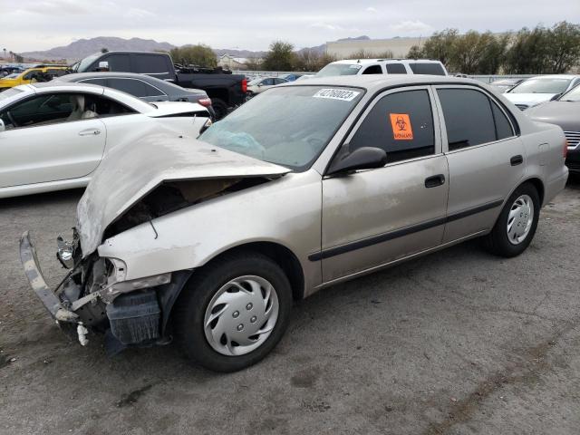 1Y1SK52841Z406195 - 2001 CHEVROLET GEO PRIZM BASE TAN photo 1