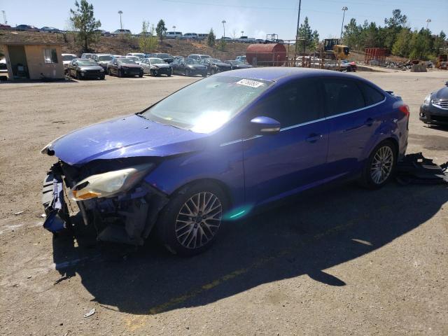 1FADP3J28EL221775 - 2014 FORD FOCUS TITANIUM BLUE photo 1