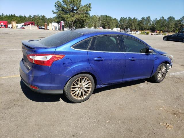 1FADP3J28EL221775 - 2014 FORD FOCUS TITANIUM BLUE photo 3