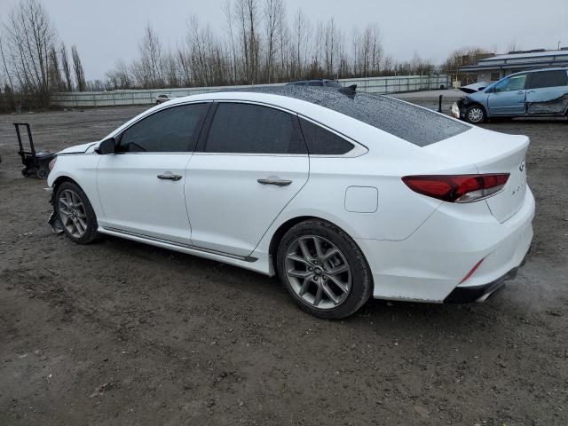 5NPE34AB2KH800146 - 2019 HYUNDAI SONATA LIMITED TURBO WHITE photo 2