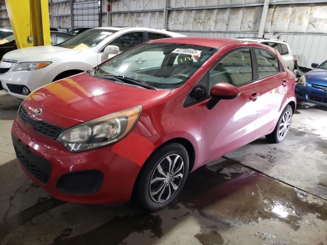 KNADM5A31D6170993 - 2013 KIA RIO LX RED photo 1