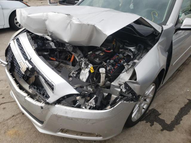 1G11D5SR1DF155122 - 2013 CHEVROLET MALIBU 1LT SILVER photo 9