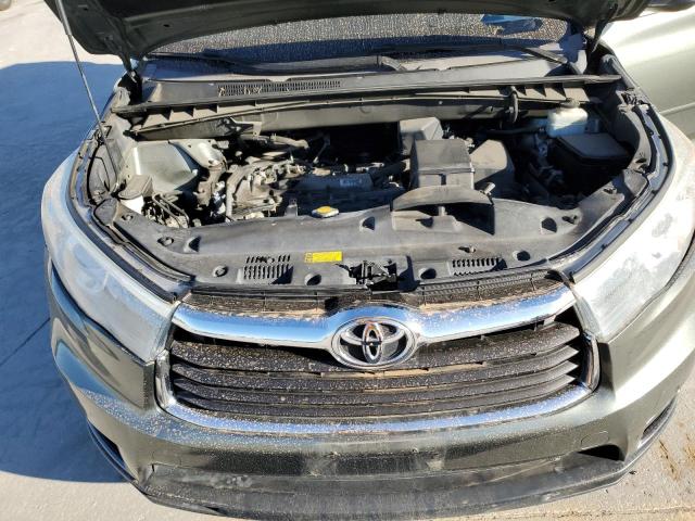 5TDZARFH6FS011726 - 2015 TOYOTA HIGHLANDER LE GREEN photo 12