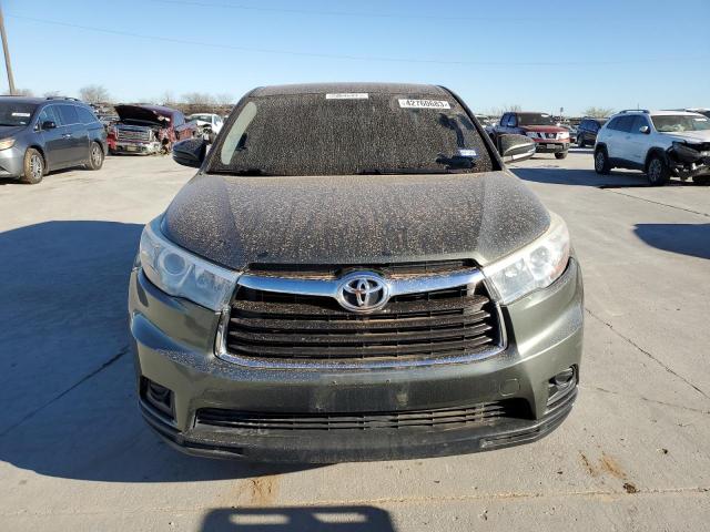 5TDZARFH6FS011726 - 2015 TOYOTA HIGHLANDER LE GREEN photo 5