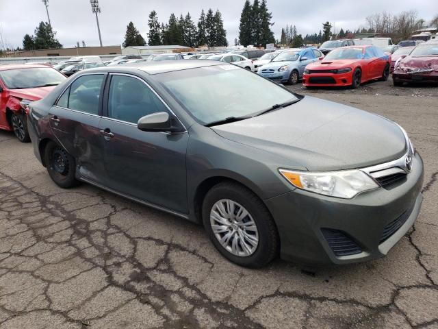 4T4BF1FK1DR294384 - 2013 TOYOTA CAMRY L GRAY photo 4