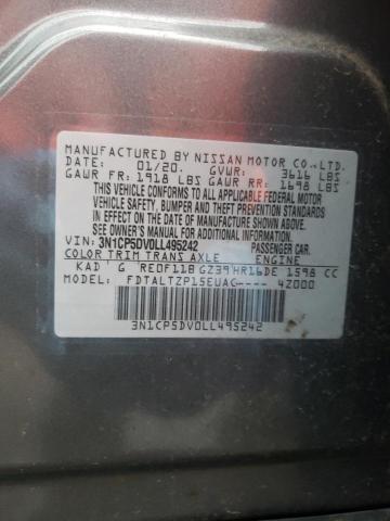 3N1CP5DV0LL495242 - 2020 NISSAN KICKS SR GRAY photo 13