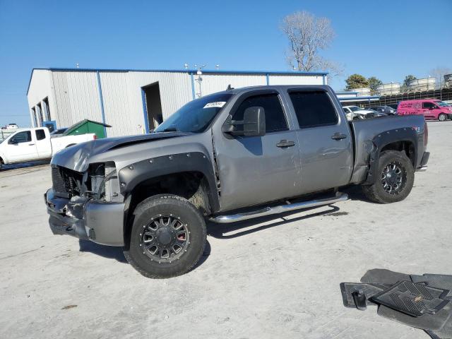 2GCEK13M971675266 - 2007 CHEVROLET SILVERADO K1500 CREW CAB GRAY photo 1