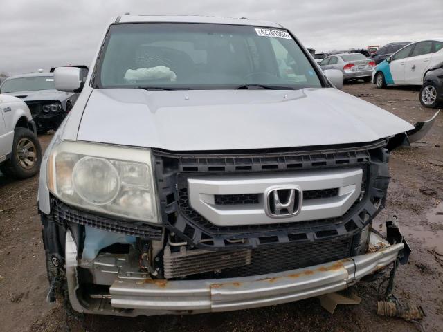 5FNYF38989B010103 - 2009 HONDA PILOT TOURING SILVER photo 5