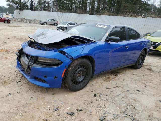 2C3CDXKTXHH649995 - 2017 DODGE CHARGER POLICE BLUE photo 1