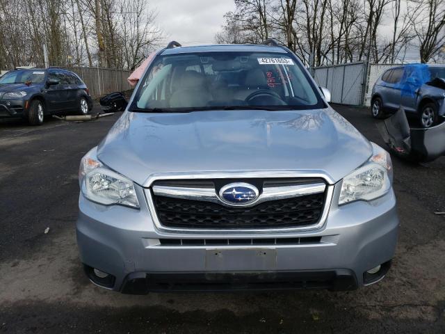 JF2SJAPC2EH511344 - 2014 SUBARU FORESTER 2.5I TOURING SILVER photo 5