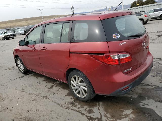 JM1CW2BL1E0168624 - 2014 MAZDA 5 SPORT MAROON photo 2