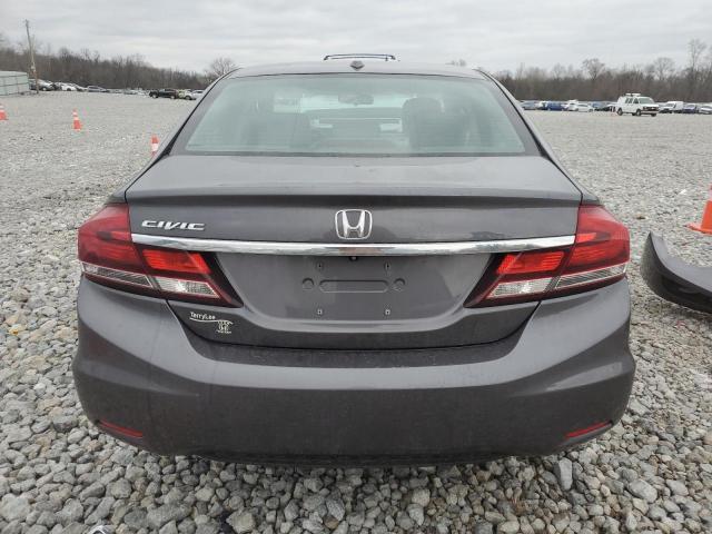 19XFB2F99FE063555 - 2015 HONDA CIVIC EXL ნაცრისფერი ფოტო 6