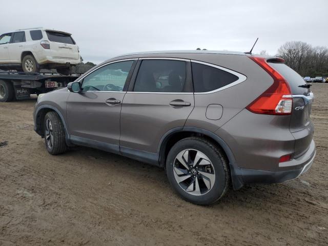 5J6RM3H97FL022210 - 2015 HONDA CR-V TOURING GRAY photo 2