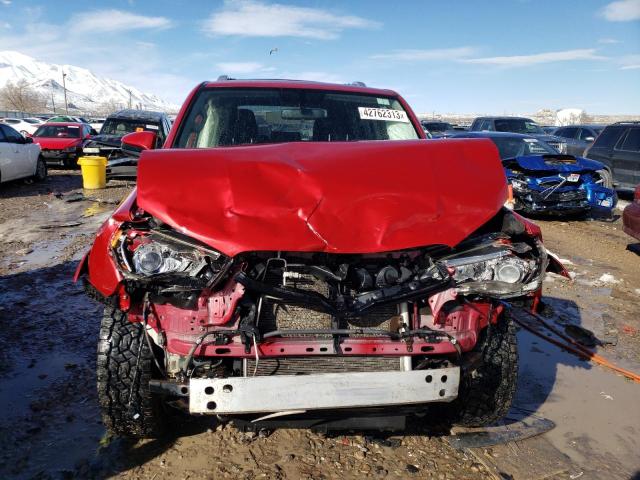 JTEBU5JRXG5313346 - 2016 TOYOTA 4RUNNER SR5/SR5 PREMIUM RED photo 5