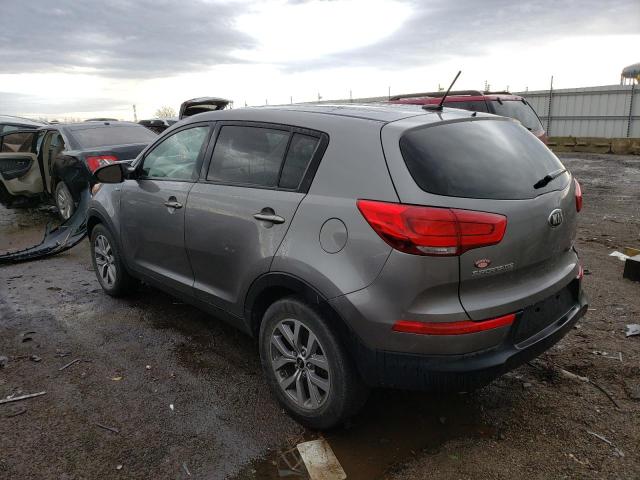 KNDPBCACXF7790233 - 2015 KIA SPORTAGE L SILVER photo 2