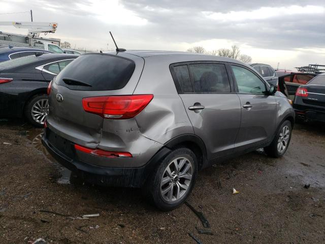 KNDPBCACXF7790233 - 2015 KIA SPORTAGE L SILVER photo 3