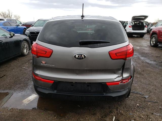 KNDPBCACXF7790233 - 2015 KIA SPORTAGE L SILVER photo 6