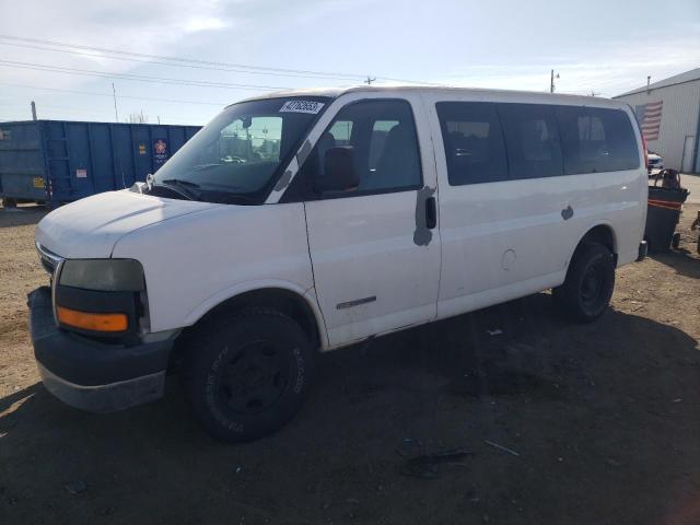 1GJHG35U351235255 - 2005 GMC SAVANA G15 G3500 WHITE photo 1