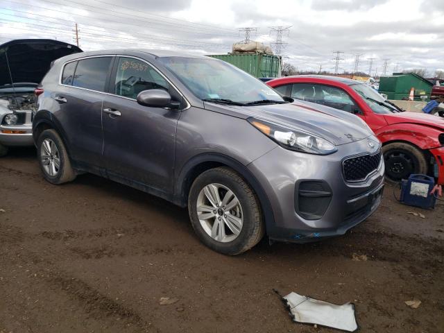 KNDPM3AC0H7245607 - 2017 KIA SPORTAGE LX GRAY photo 4