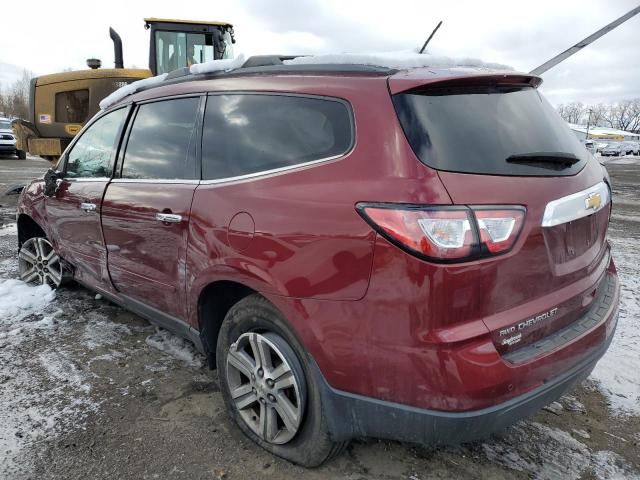 1GNKVGKD3FJ367410 - 2015 CHEVROLET TRAVERSE LT RED photo 2