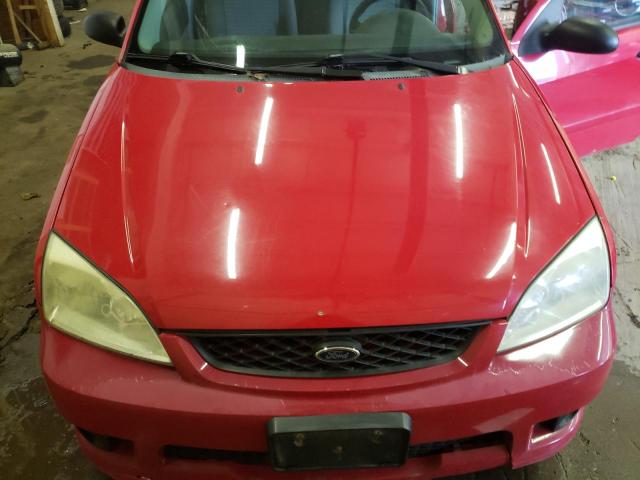 1FAHP34N57W222486 - 2007 FORD FOCUS ZX4 RED photo 11